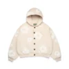 Cotton Wreath Hoodie color avena