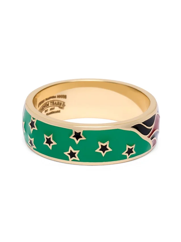 Anello con bandiera