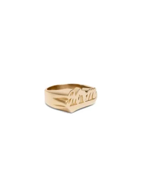 Anello “Mom” in oro