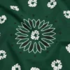Bandana verde con motivo Paisley e Cotton Wreath di cotone