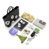 Borsa in pelle “Cotton Wreath” grande