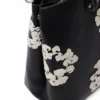 Borsa in pelle “Cotton Wreath” grande
