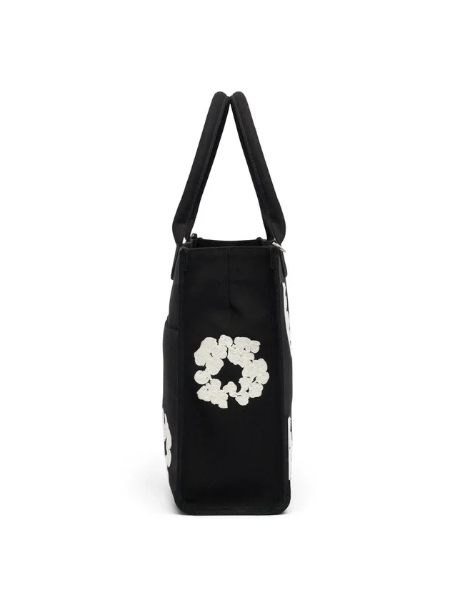 Borsa in tela Cotton Wreath grande