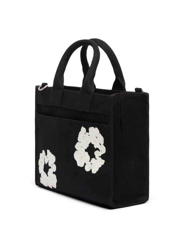 Borsa in tela Cotton Wreath, piccola
