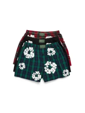 Boxer con ghirlanda in cotone, confezione da 3, multicolore
