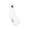 Calze in cotone con motivo "Peace Wreath", confezione da 3, bianco