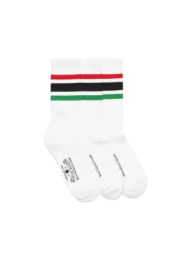 Calze RBG in confezione da 3, bianche
