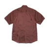 Camicia DT Panther a maniche corte con bottoni, rossa