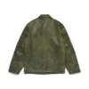 Camicia in pelle "Jungle" verde militare