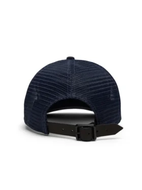 Cappellino da camionista DT con motivo a timbri, blu navy