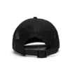 Cappellino da camionista DT con motivo a timbri, nero