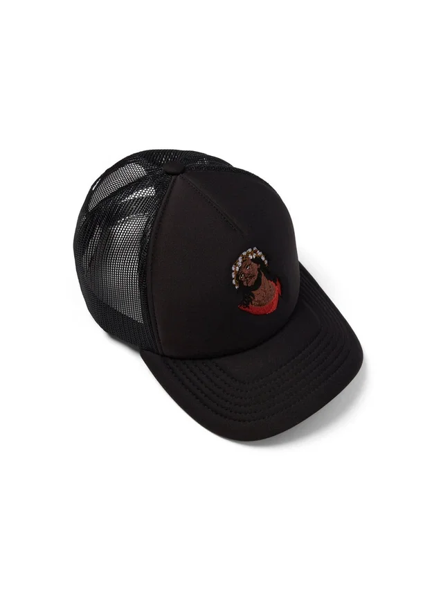 Cappellino da camionista in cotone con corona