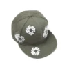 Cappellino fitted in tela New Era 59FIFTY con motivo “Cotton Wreath”, colore oliva