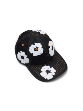 Cappellino in Denim grezzo "Cotton Wreath" - Indaco lavato