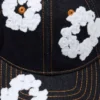 Cappellino in Denim grezzo "Cotton Wreath" - Indaco lavato