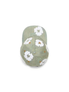 Cappellino in Denim grezzo Cotton Wreath, lavaggio sporco