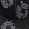 Cappellino in Denim grezzo "Mono Cotton Wreath" Indaco lavato