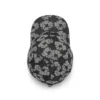 Cappellino in Denim Jacquard Wreath, nero lavato