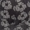 Cappellino in Denim Jacquard Wreath, nero lavato