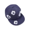Cappellino New Era 59FIFTY in tela con motivo "Cotton Wreath", indaco