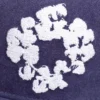 Cappellino New Era 59FIFTY in tela con motivo "Cotton Wreath", indaco