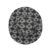 Cappello a secchiello Jacquard Wreath, lavato nero
