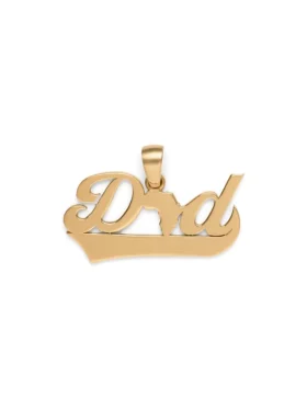 Ciondolo “Dad” in oro