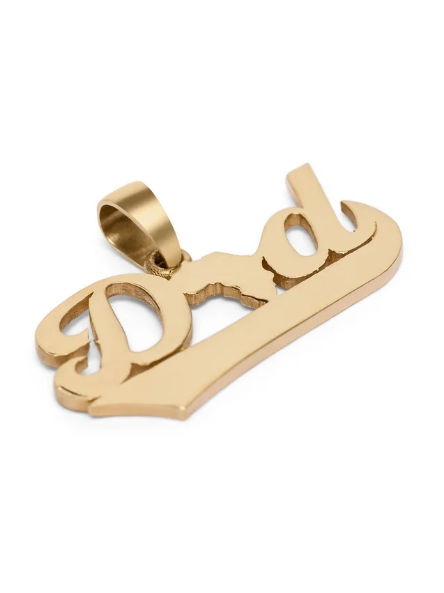 Ciondolo “Dad” in oro