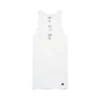 Confezione da 3 canotte a costine DT Flag, bianco