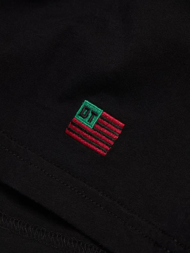 Confezione da 3 magliette a maniche lunghe DT Flag, nero