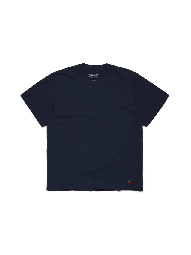 Confezione da 3 magliette DT Flag blu navy