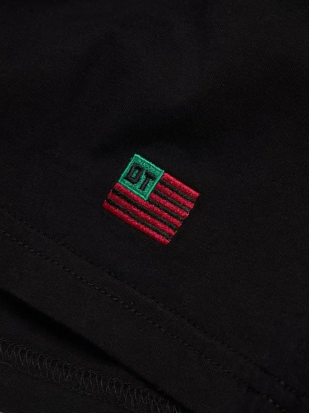 Confezione da 3 magliette DT Flag, nero