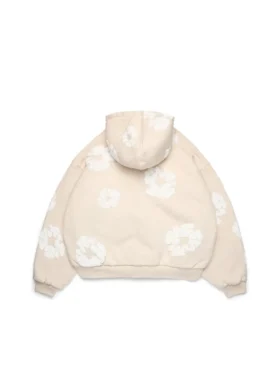 Cotton Wreath Hoodie color avena