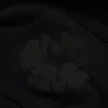 Cotton Wreath Hoodie, nera