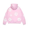 Cotton Wreath Hoodie rosa cipria