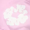 Cotton Wreath Hoodie rosa cipria