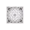 Cotton Wreath Paisley bandana bianca