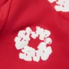 Cotton Wreath Sweatpant da bambino in cotone con motivo a ghirlanda, rossi
