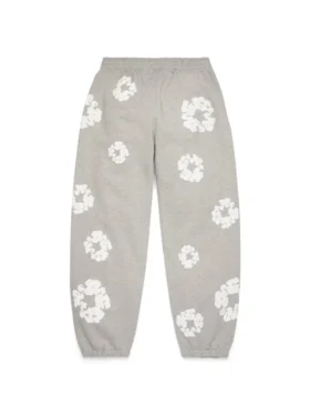 Cotton Wreath Sweatpant Grigi