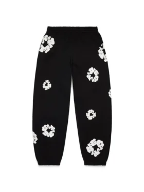 Cotton Wreath Sweatpant neri