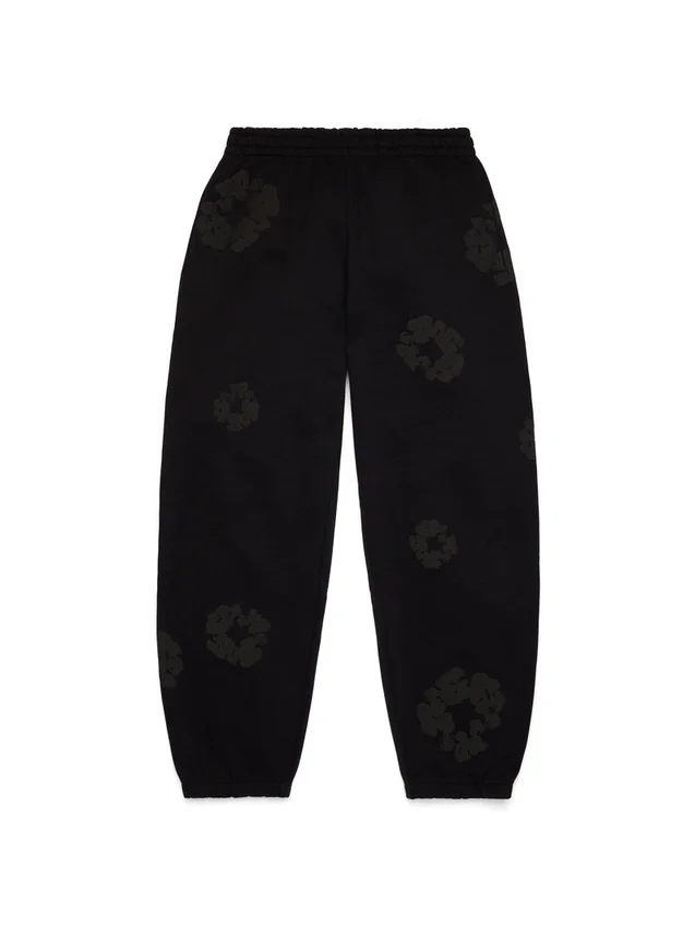 Cotton Wreath Sweatpant neri