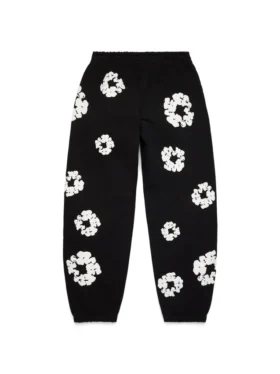 Cotton Wreath Sweatpant neri