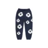 Cotton Wreath Sweatpant per bambini blu navy