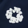Cotton Wreath Sweatpant per bambini blu navy