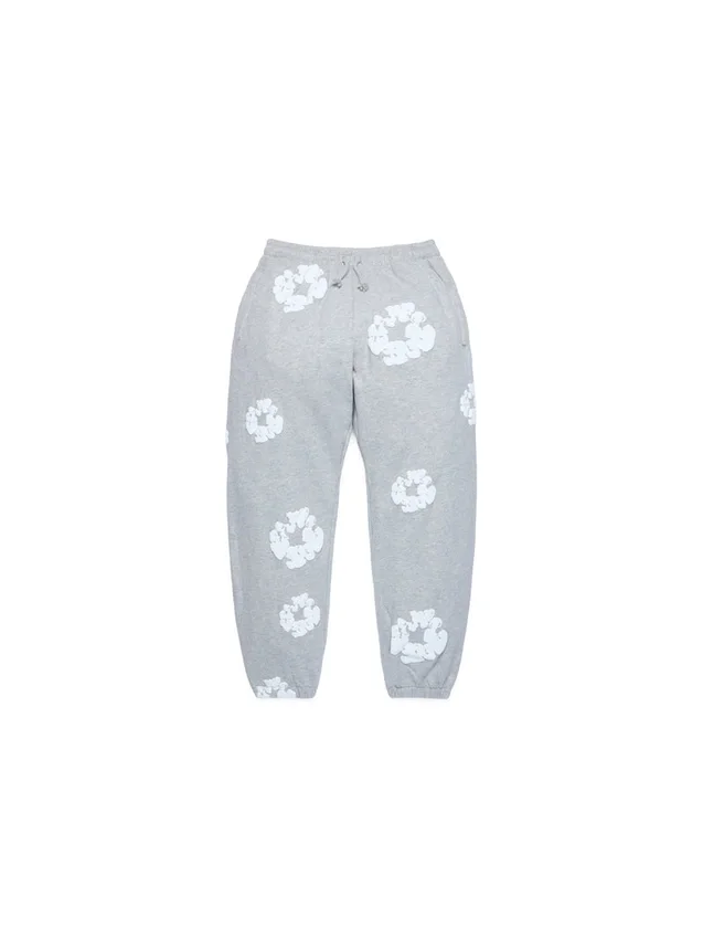 Cotton Wreath Sweatpant per bambini, grigi