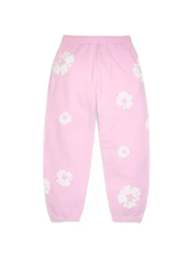 Cotton Wreath Sweatpant rosa cipria