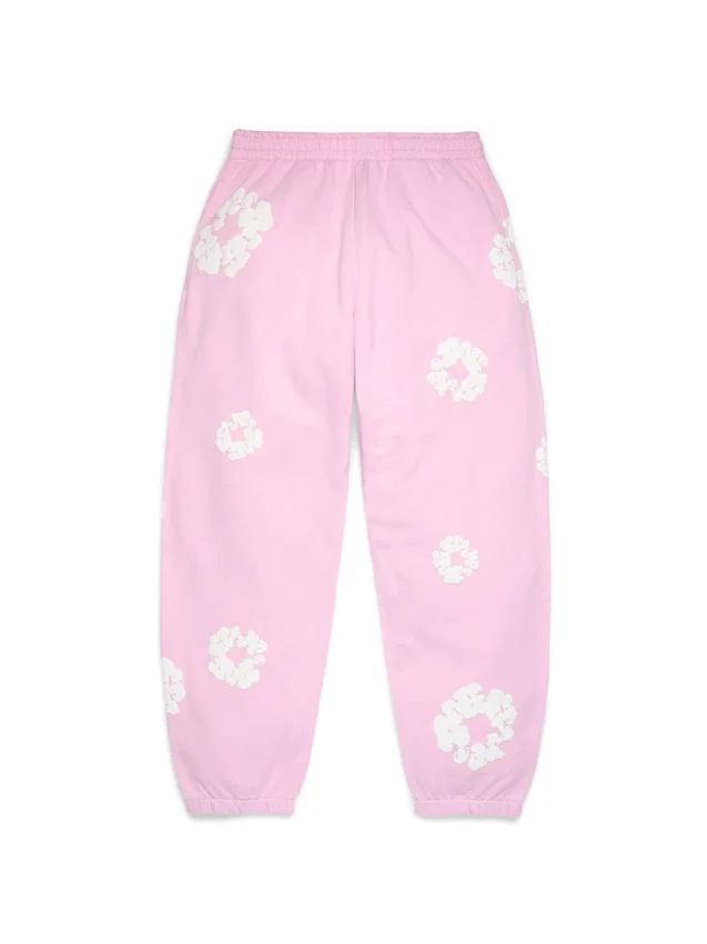 Cotton Wreath Sweatpant rosa cipria