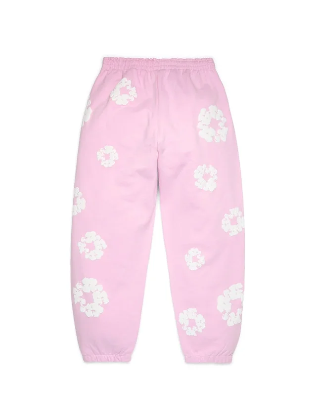 Cotton Wreath Sweatpant rosa cipria