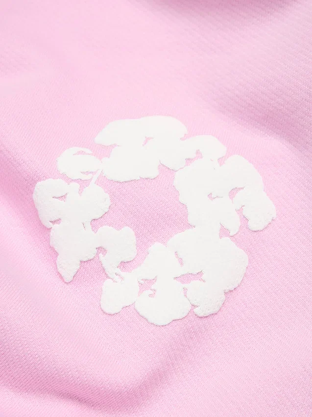 Cotton Wreath Sweatpant rosa cipria