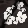Durag con ghirlanda in Cotton Wreath nero